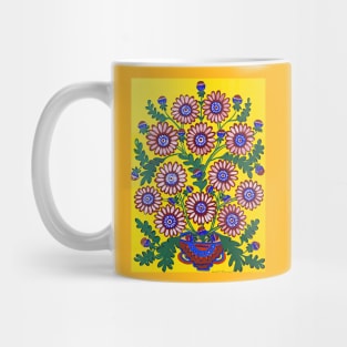 Maria Prymachenko, Flowers for Peace, Ukrainian Folk Art, Naïve Art Mug